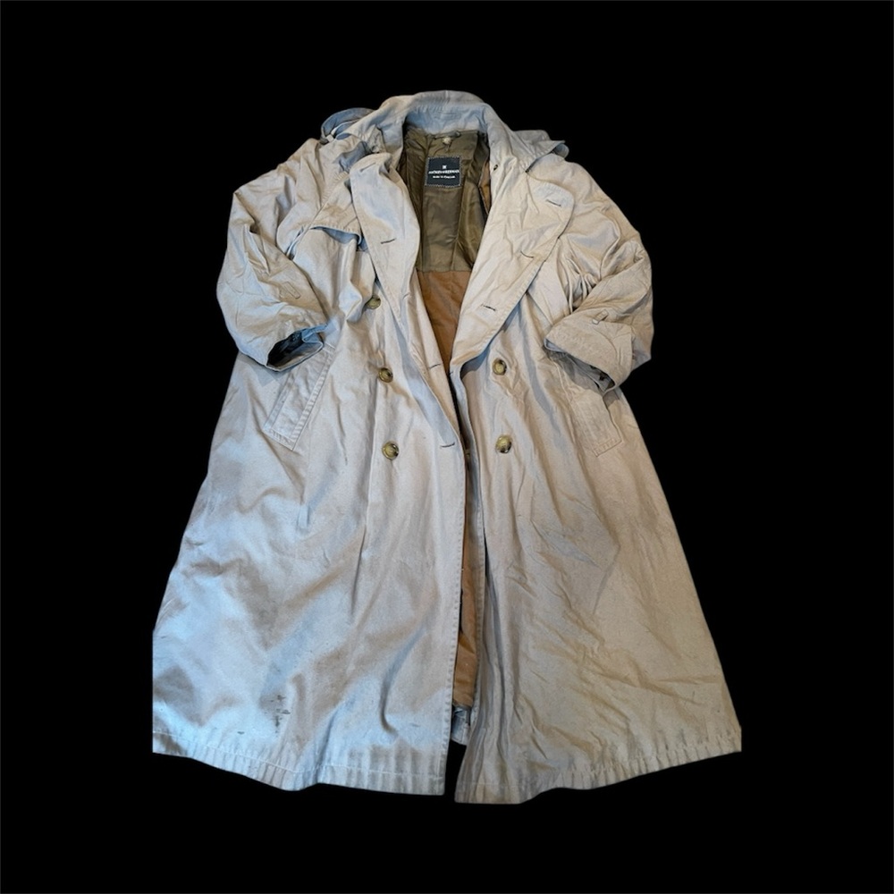 Hickey Freeman Men’s Trench Coat W/Removable Liner SZ 44